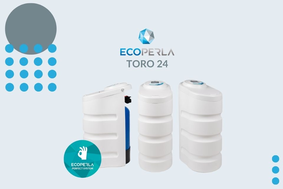 Zwalcz problem twardej wody ze zmiękczaczem wody Ecoperla Toro 24